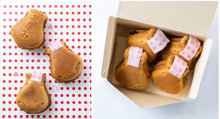 左：湯あがりかばさん焼き 380円、右：かば焼きセット 1,620円