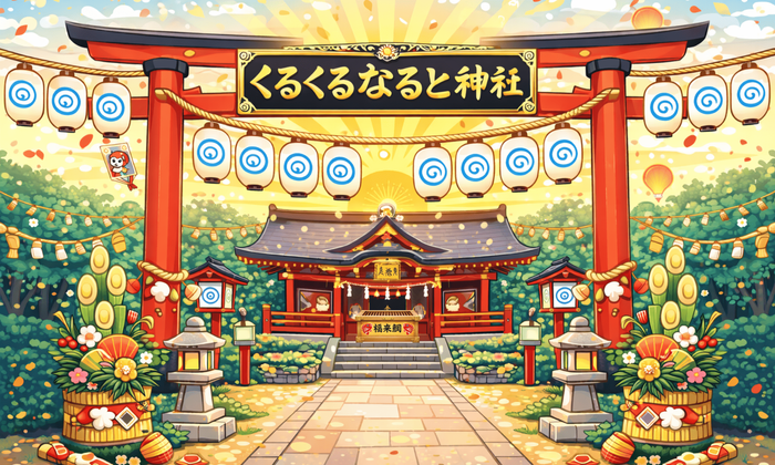 くるくるなると神社