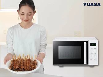 大量の串焼きも一気にあたためられる！ コンパクトなのに庫内広々なフラットレンジを 8月9日より順次発売！