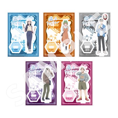 アクリルスタンド（藍美、波、霧尾、満田、桃瀬） 各1,800円