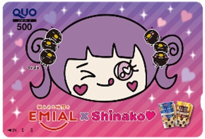 B賞　しなこ&times;タピまるQUOカード500円分