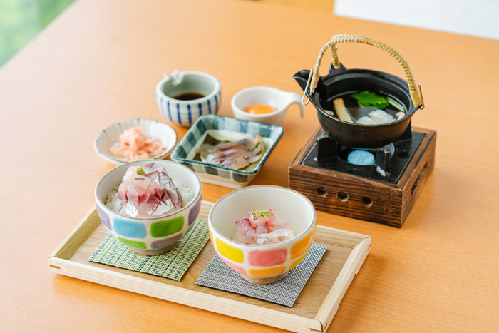 淡路島黄金アジ花咲き茶飯 　3,960円(税込)