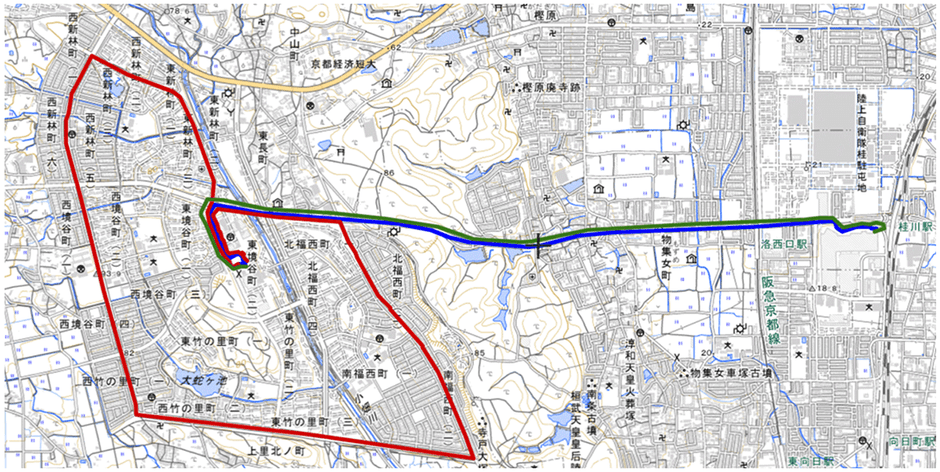 ＜運行経路＞
