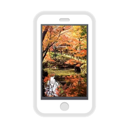 庭園待ち受け画像（イメージ図）