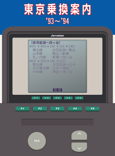 (3) 「乗換案内1993」