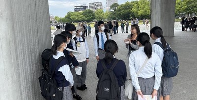 令和7年（2025年）の平和学習の様子