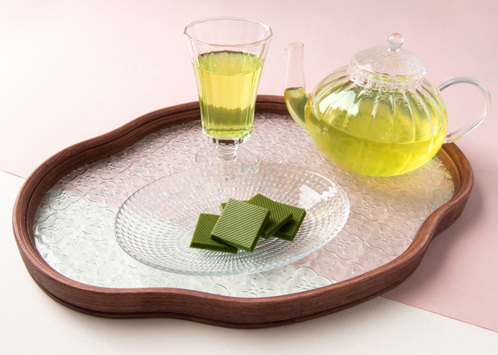 「カレ・ド・茶コラ 抹茶」 &times;かぶせ茶