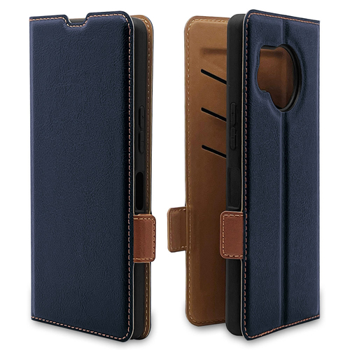 ネイビー&times;ブラウン