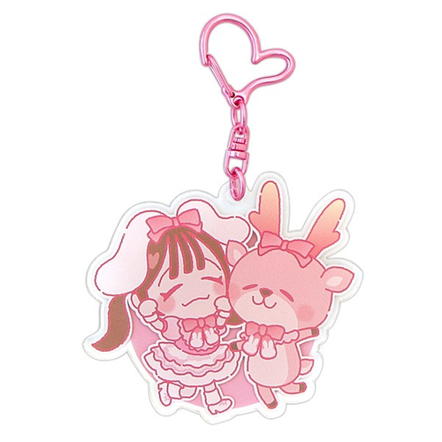 もえあず&times;イワシカ アクリルキーホルダー（表）