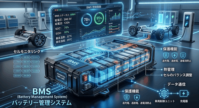 図. バッテリー管理システム(BMS)の製品画像