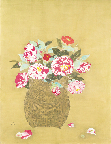 堀文子　椿之図　1982年　あいおいニッセイ同和損害保険蔵