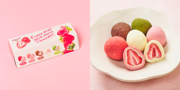 マシューのチョコレート 5色のフリーズドライ苺チョコ