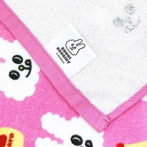 バニーコンビニのフェイスタオル