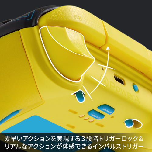 素早いアクションを実現する3段階トリガーロック＆リアルなアクションが体感できるインパルストリガー