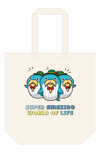 トートバッグ くじらじい