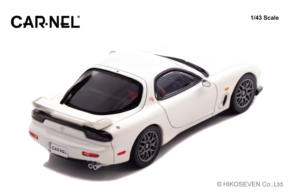 1/43 マツダ RX-7 Type RZ (FD3S) 2000 Snow White Pearl Mica：右後