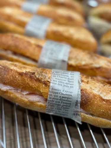 生ハムとクリームチーズフランスパン