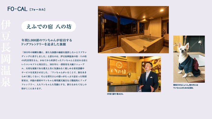 「旅色FO-CAL」伊豆の国市特集：癒しの温泉宿