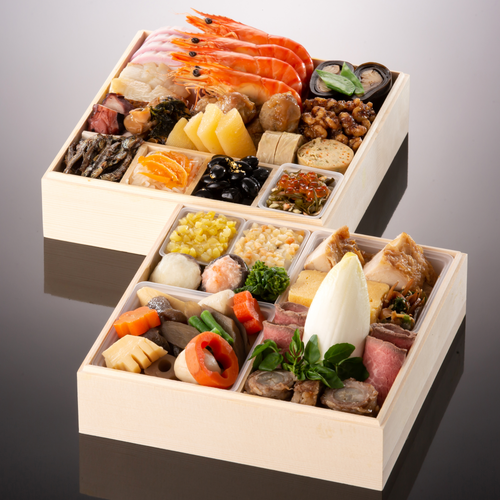 配送エリア限定冷蔵タイプ　ちこり村田舎の手づくりおせち3～4人前(西洋野菜ちこり入り)