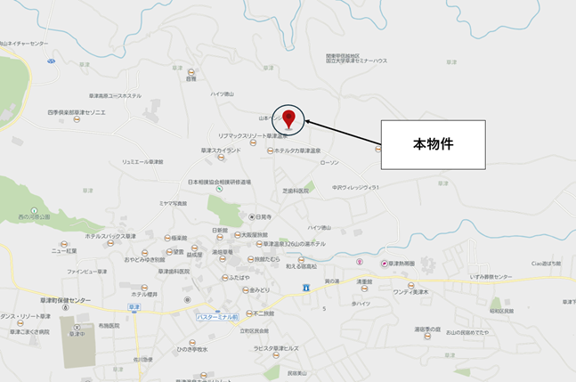 フォートリート草津 位置図