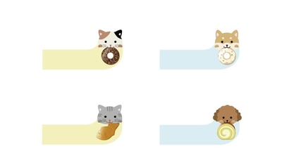 ※ねこ(左)/いぬ(右)