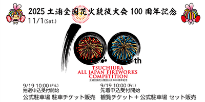 土浦全国花火競技大会１００周年記念