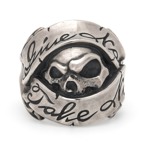 Give No Take No Skull Ring 2
