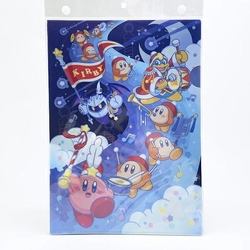 カービィの文具紹介、作品の世界観が詰め込まれたイラストのクリアファイル3枚セット!全て異なるイラストで使い分けが楽しい