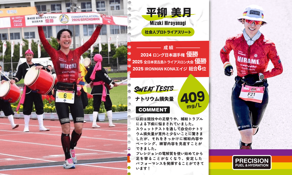 プレシジョンサポート選手:平柳美月選手