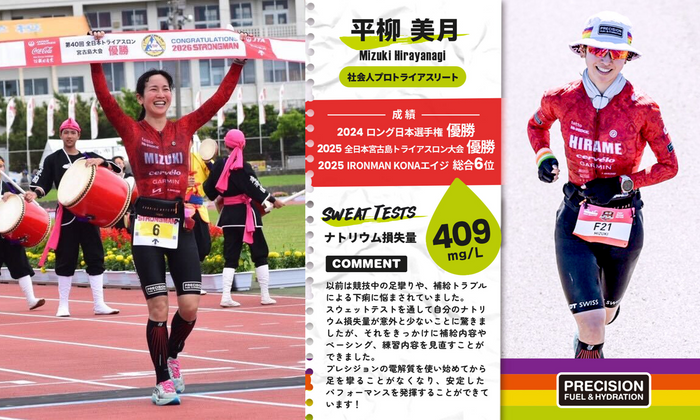 プレシジョンサポート選手：平柳美月選手