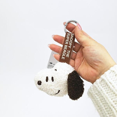 スヌーピーのフェイスタグマスコット