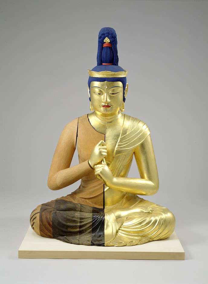 信太司「快慶作大日如来坐像による木彫仏像技法研究」_東京藝術大学蔵