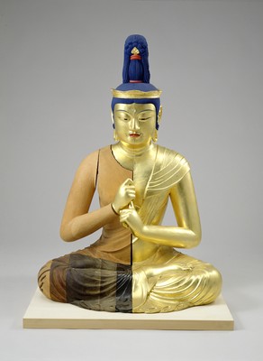 信太司「快慶作大日如来坐像による木彫仏像技法研究」_東京藝術大学蔵