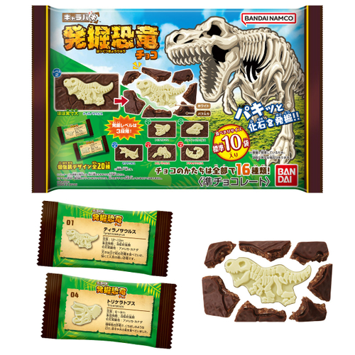 キャラパキ 発掘恐竜チョコ 大袋