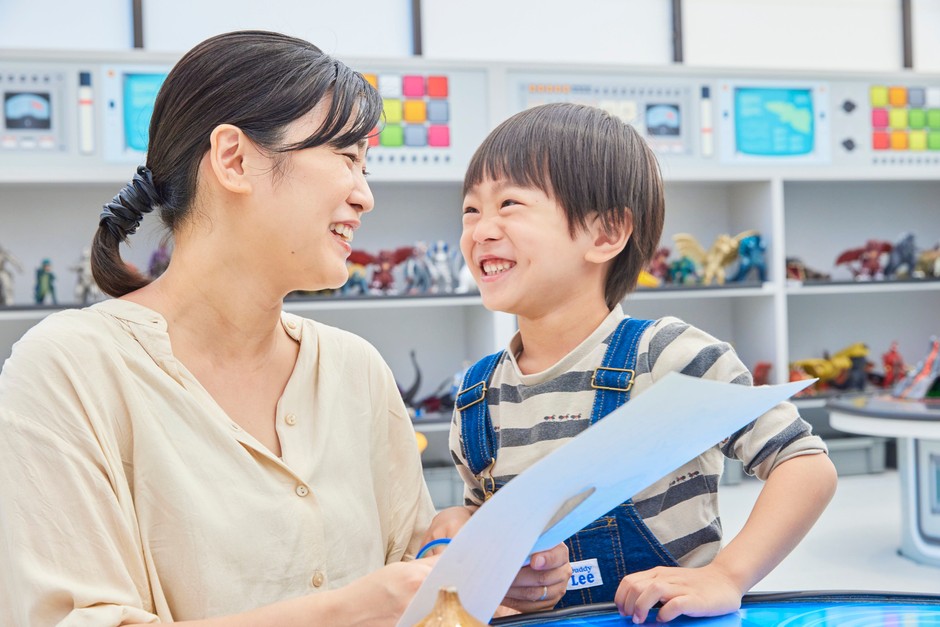 ▲子どもの笑顔が一番の思い出!