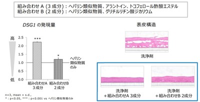 図4　ヘパリン類似物質と有効成分の組み合わせによる有用性