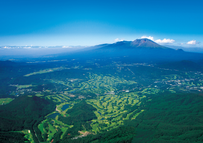 軽井沢72ゴルフ 空撮写真