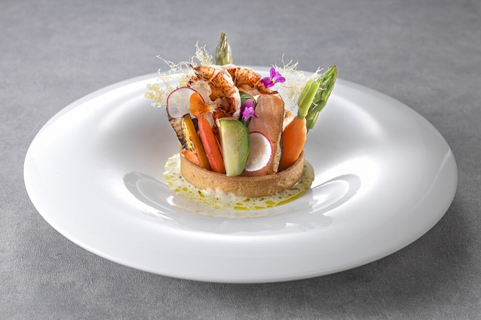 とっとり琴浦グランサーモン 北条ワインを使ったマルブリュールソース