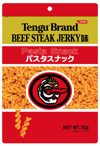 テング ビーフステーキジャーキー味パスタスナック