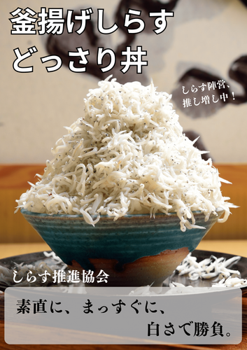 「釜揚げしらすどっさり丼」