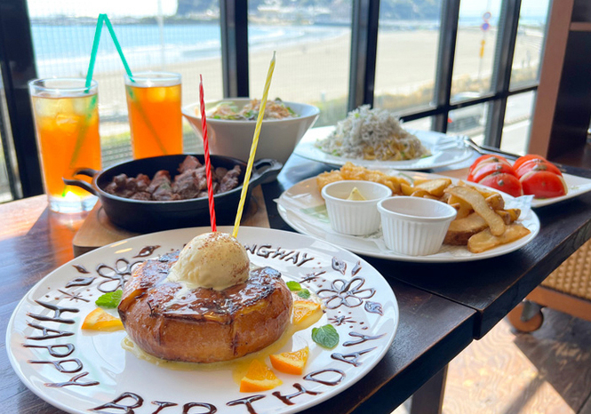 バースデープレートでお祝いもできます