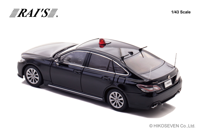 1/43 トヨタ クラウン (ARS220) 2022 警察本部警備部要人警護車両：左後