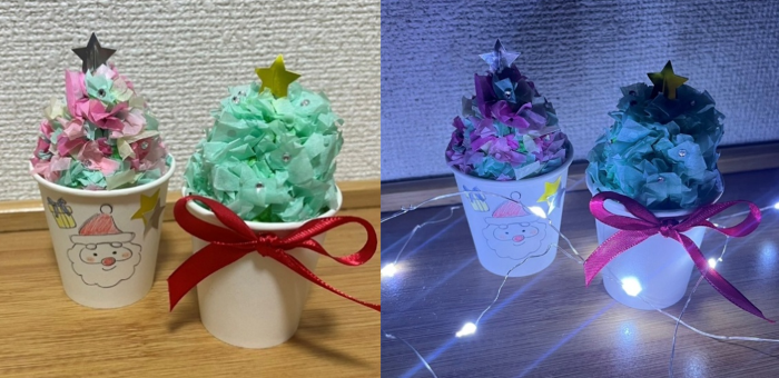 作成する予定のクリスマス飾りのイメージ