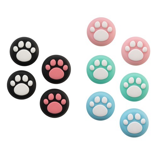 Switch2 Joy-Con2用アナログスティックカバー ねこにゃん(黒)/ねこにゃん プラス(パステル)