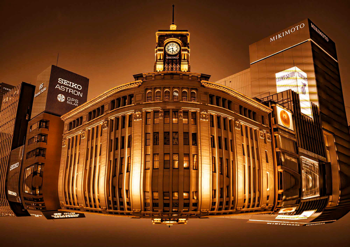 「JAPAN SHOT 307」2024-02-18 17:40:43　東京・銀座 594mm&times;420　A2　シルバープリント
