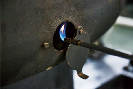 直火焼ルー製造風景1