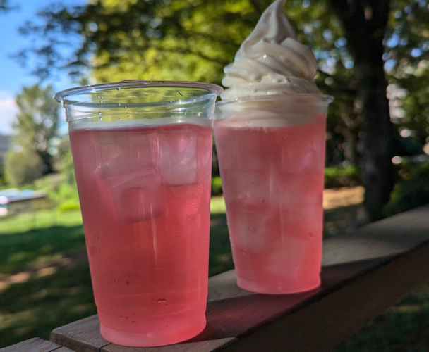 「バラジュース」・「ローズフロート」