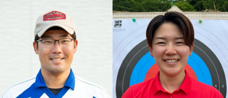 古川高晴選手(左)、野田紗月選手(右)
