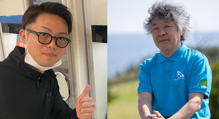 ゲストの両角健太さんと茂木健一郎校長