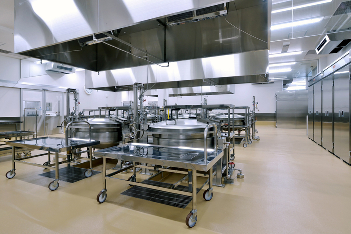 玉野市立学校給食センター　内観